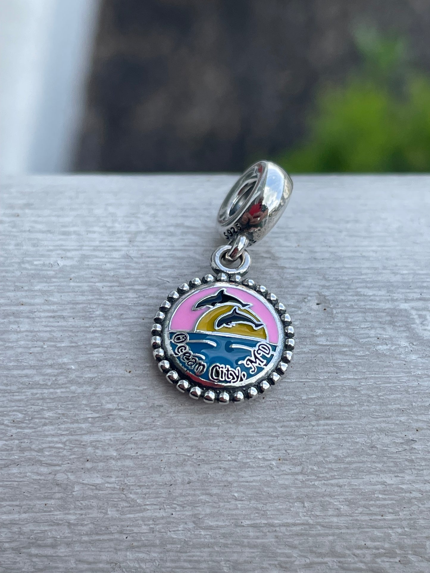Pandora Ocean City Maryland State Exclusive Travel Destination Dangle Charm
