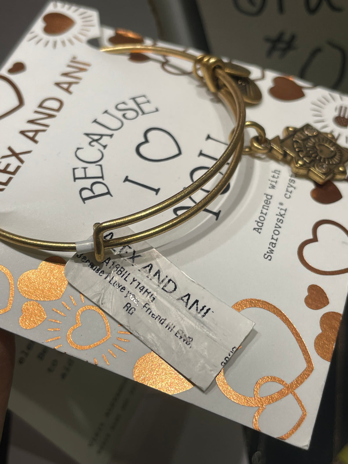 Alex and Ani Friend Gold Color Bracelet New