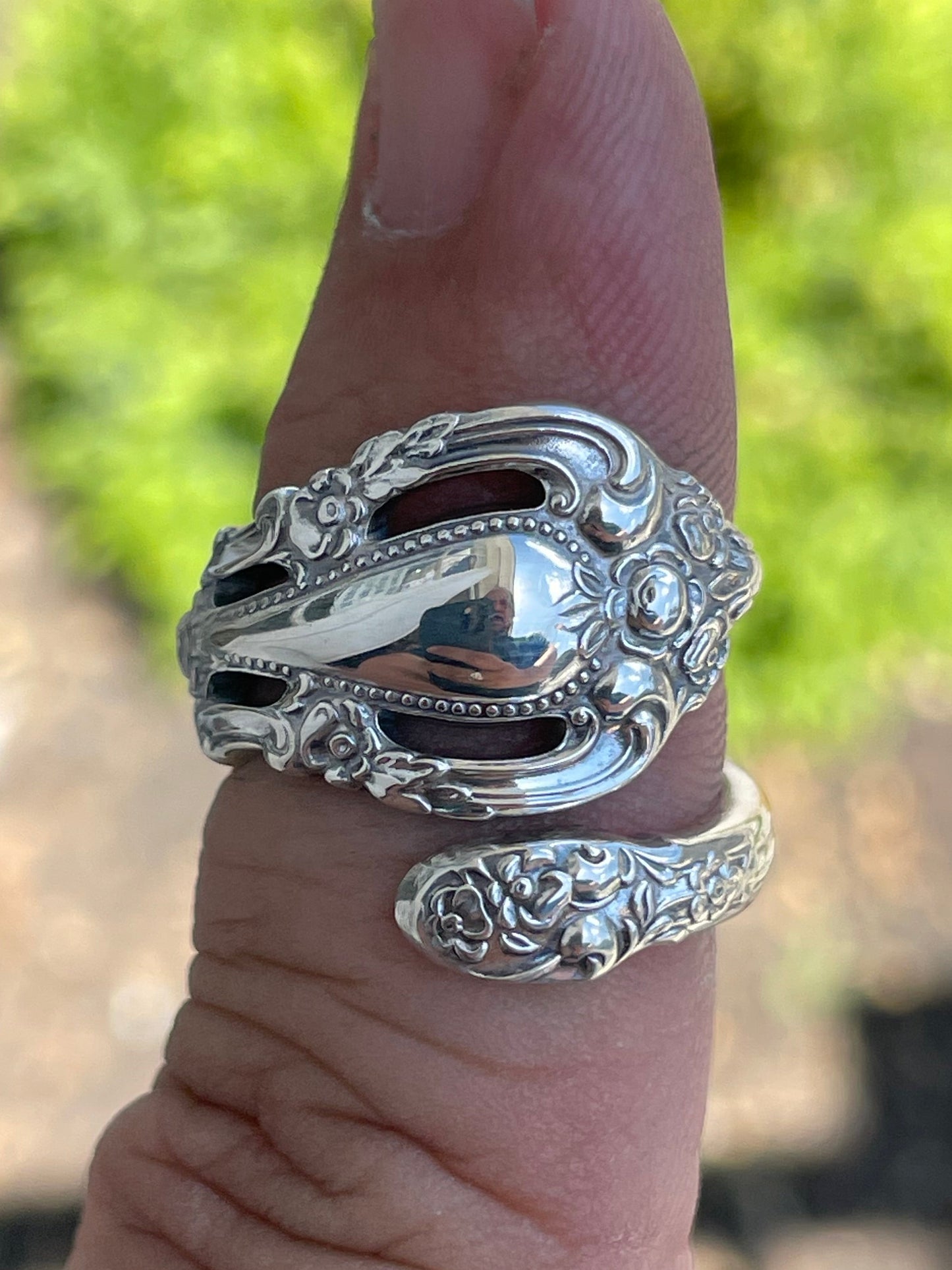 925 Sterling Silver Lunt Eloquence Spoon Ring Size 7