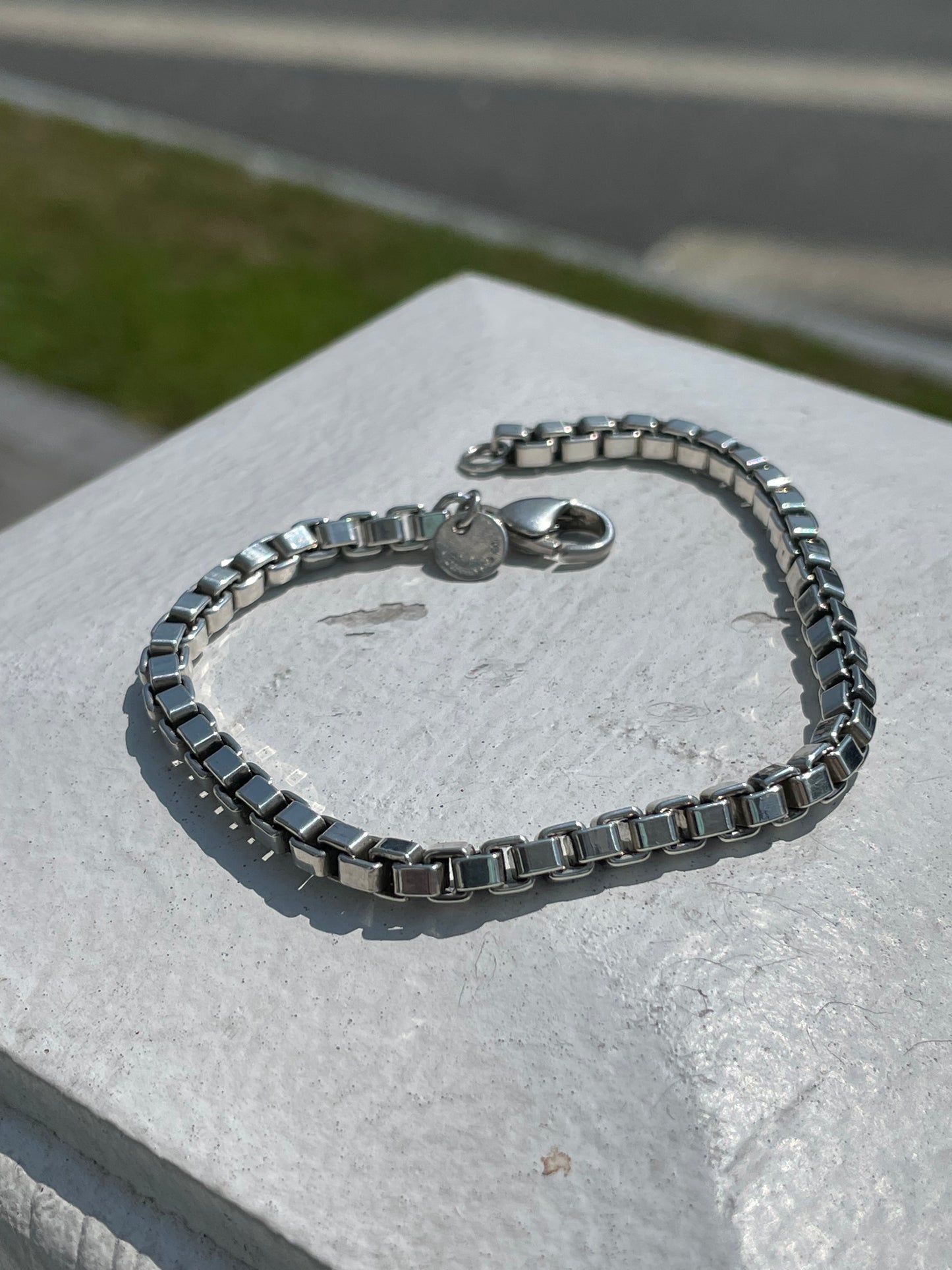 Tiffany & Co. Silver Venetian Link Bracelet 7.5”