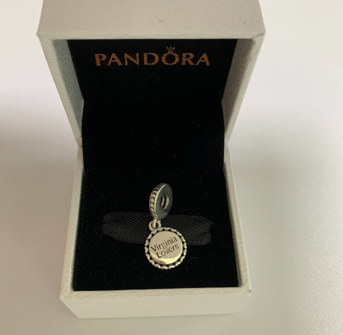 Pandora United States State of Virginia Exclusive Virginia Lovers Dangle Charm