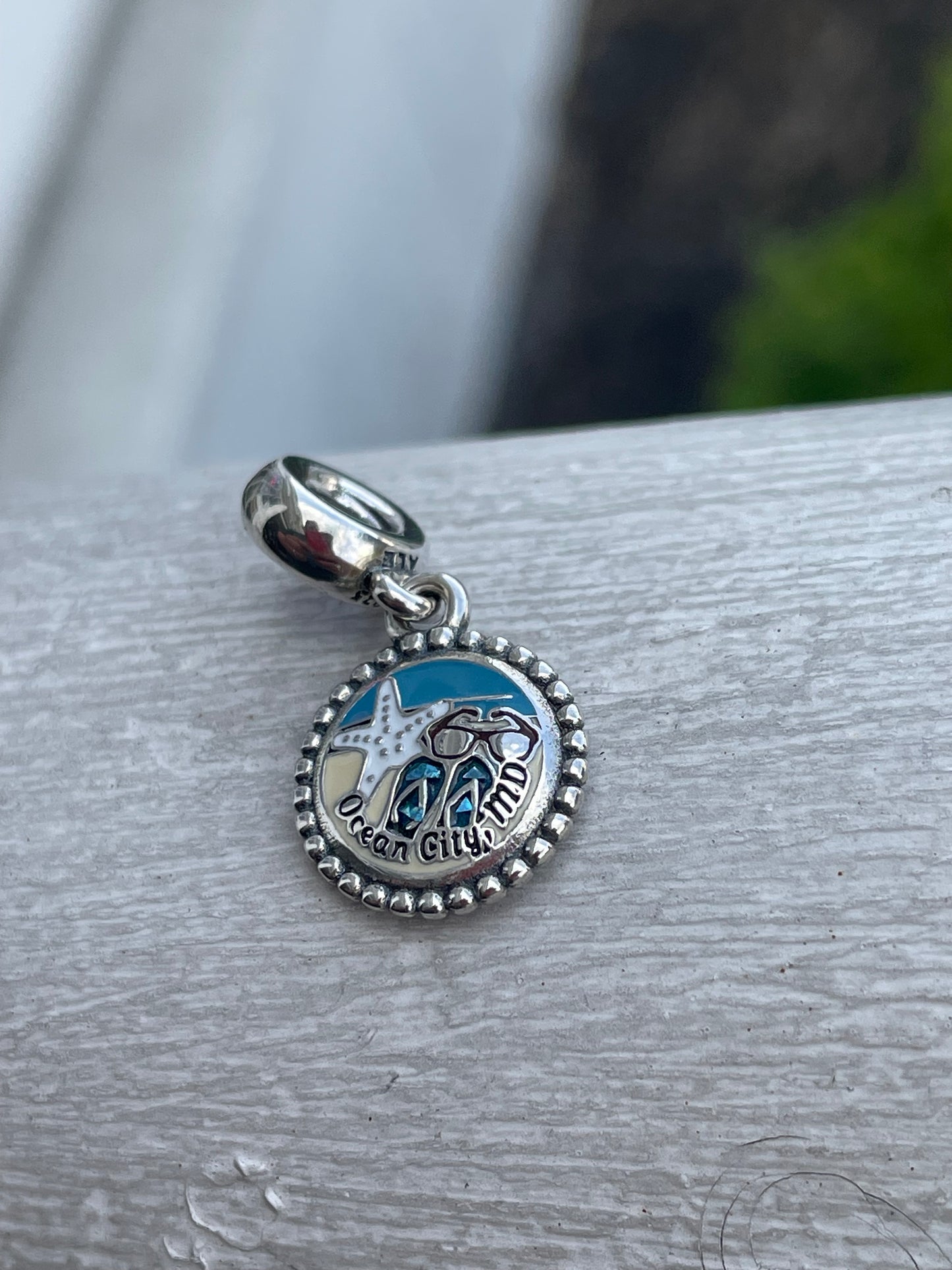 Pandora Ocean City Maryland State Exclusive Travel Destination Dangle Charm