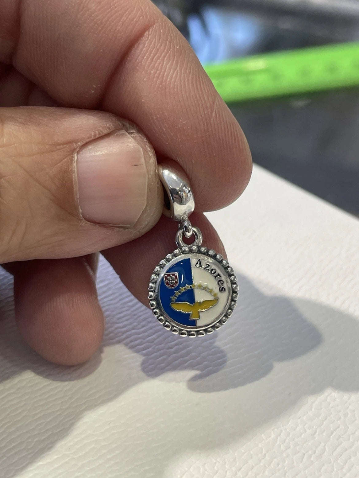 Pandora Azores Islands Exclusive Country Flag Colors Dangle Moments Charm