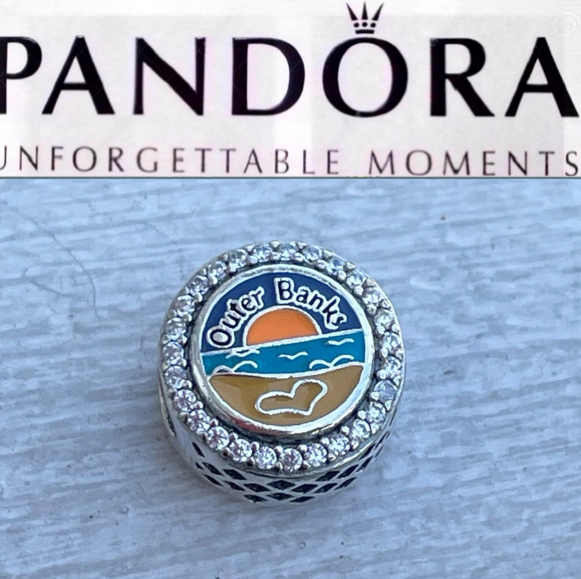 Pandora OBX Outer Banks North Carolina Exclusive Vacation Destination Beach Travel Signet Charm