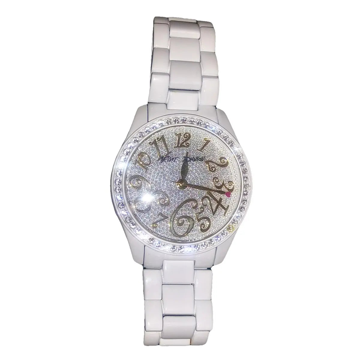Betsy Johnson White Color Stainless Steel Watch