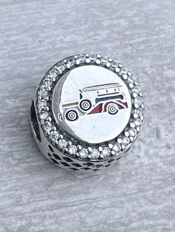 Pandora Philippines Exclusive Country Round Signet Jeepney Image Charm