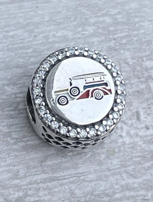 Pandora Philippines Exclusive Country Round Signet Jeepney Image Charm