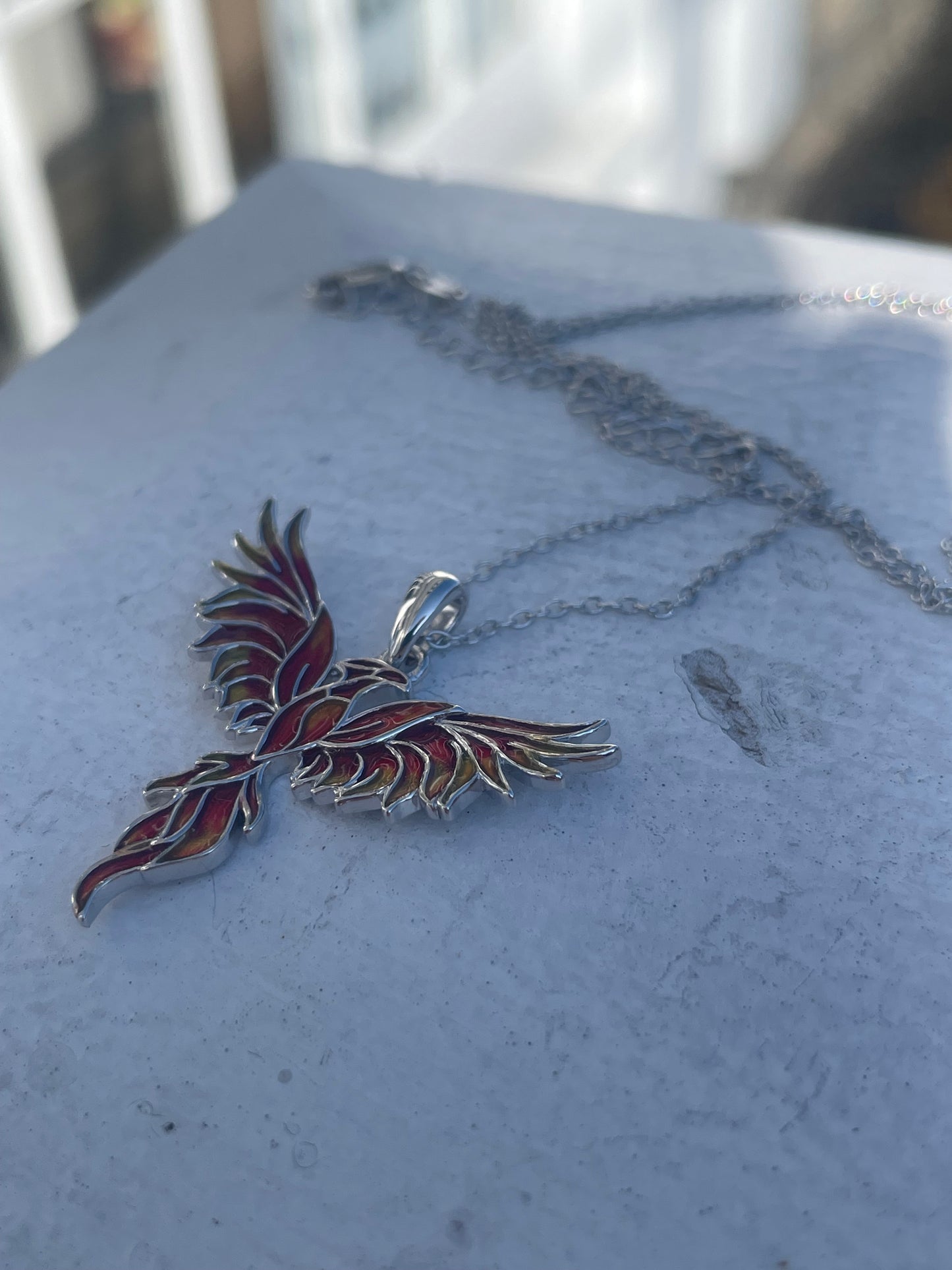 925 Sterling Silver Rise of the Phoenix Necklace