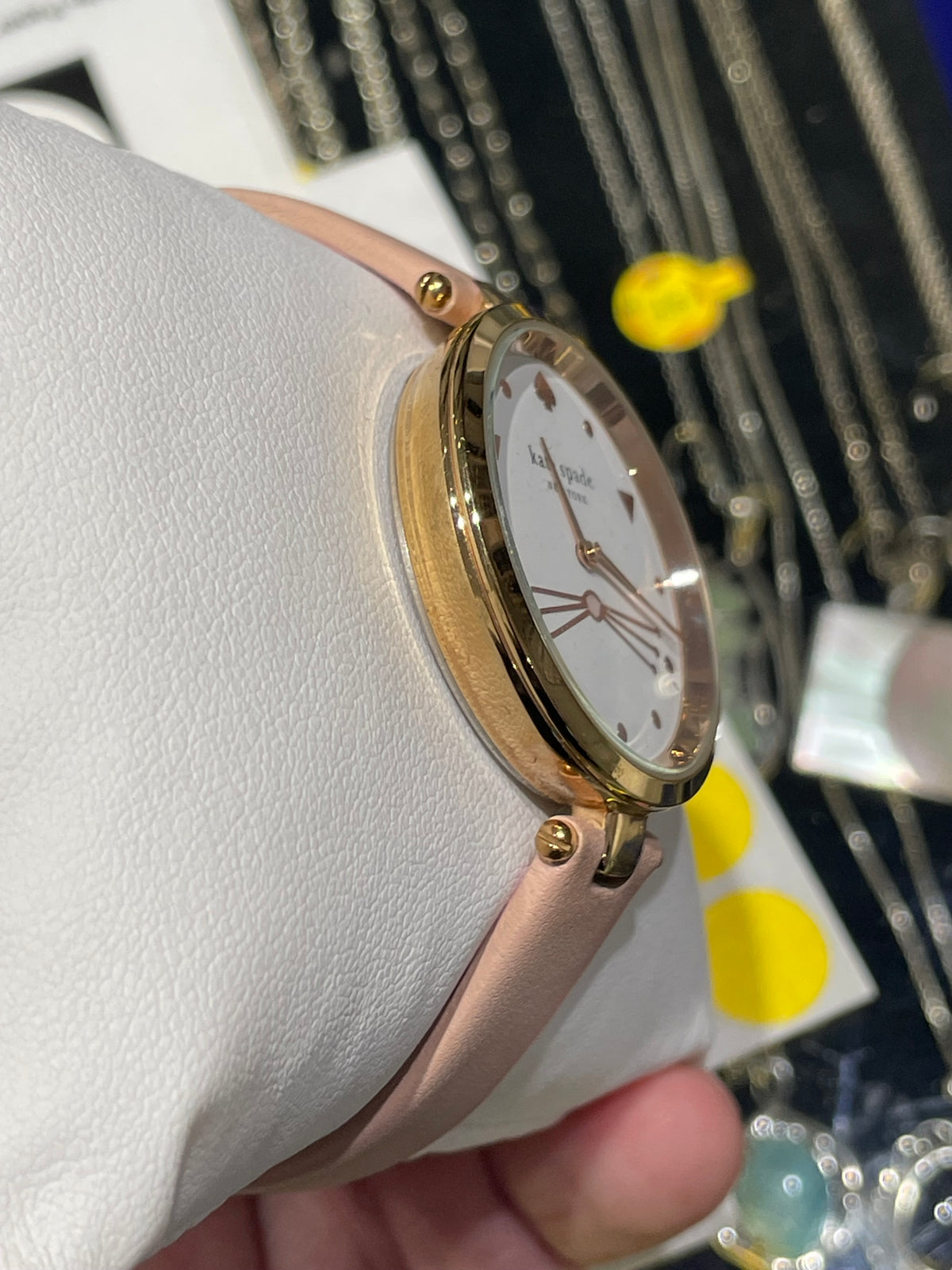 Kate Spade New York Holland Blush Leather Cat Watch Model: KSW9049