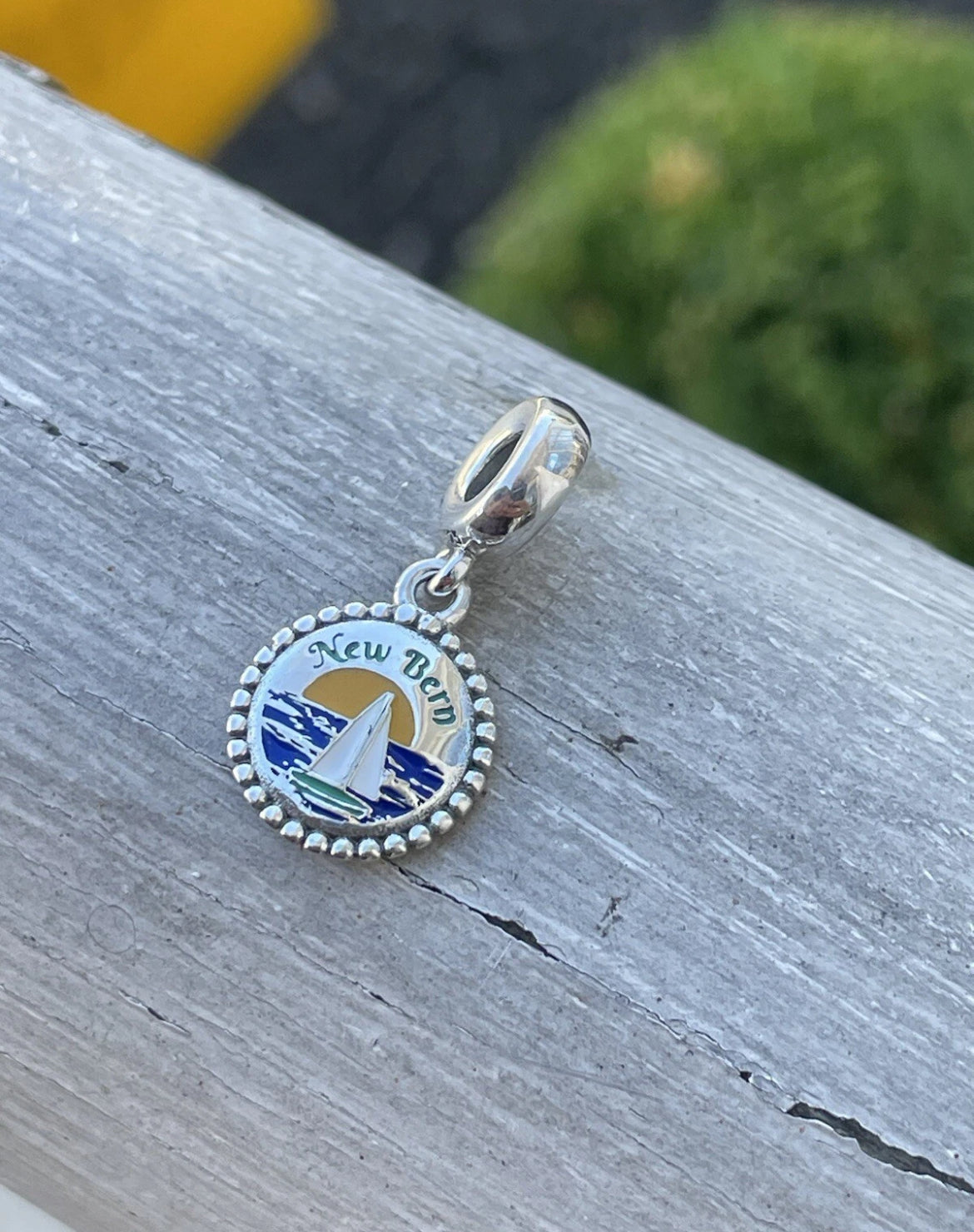 Pandora New Bern North Carolina State Exclusive Travel Destination Dangle Charm