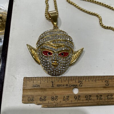 Dragon Ball Z Gold Plated Stainless Steel Piccolo Character Necklace