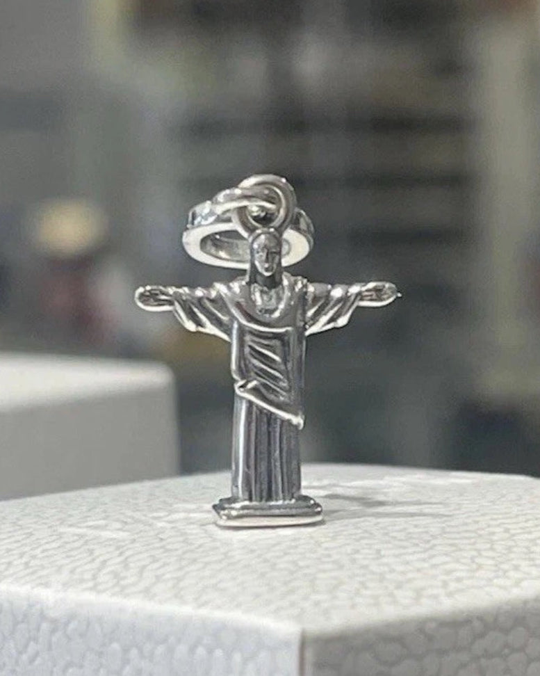 NEW Rare Pandora Brazil Country Exclusive Christ The Redeemer Statue Charm