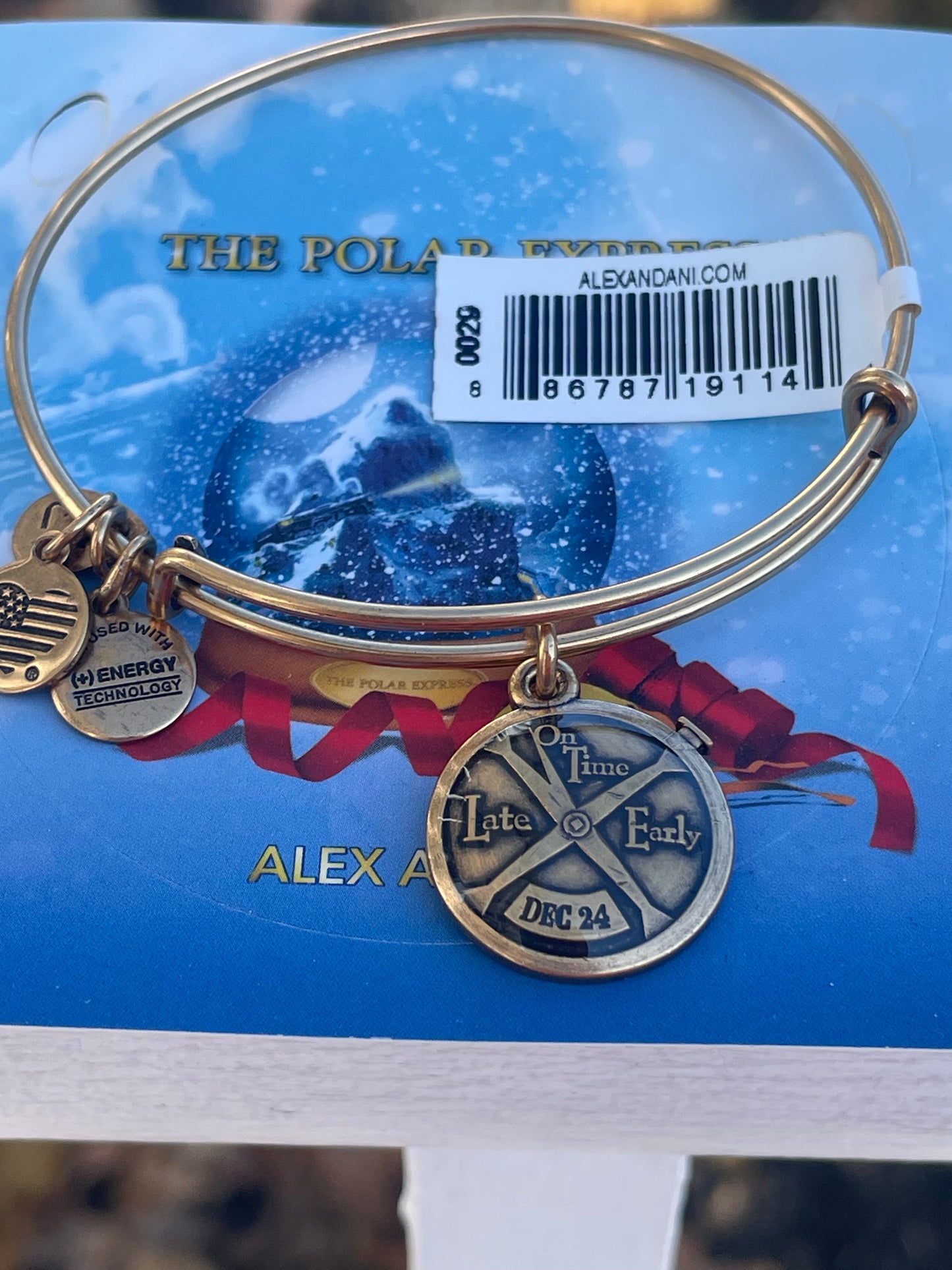 Alex & Ani Polar Express Bracelet Goldtone NWT