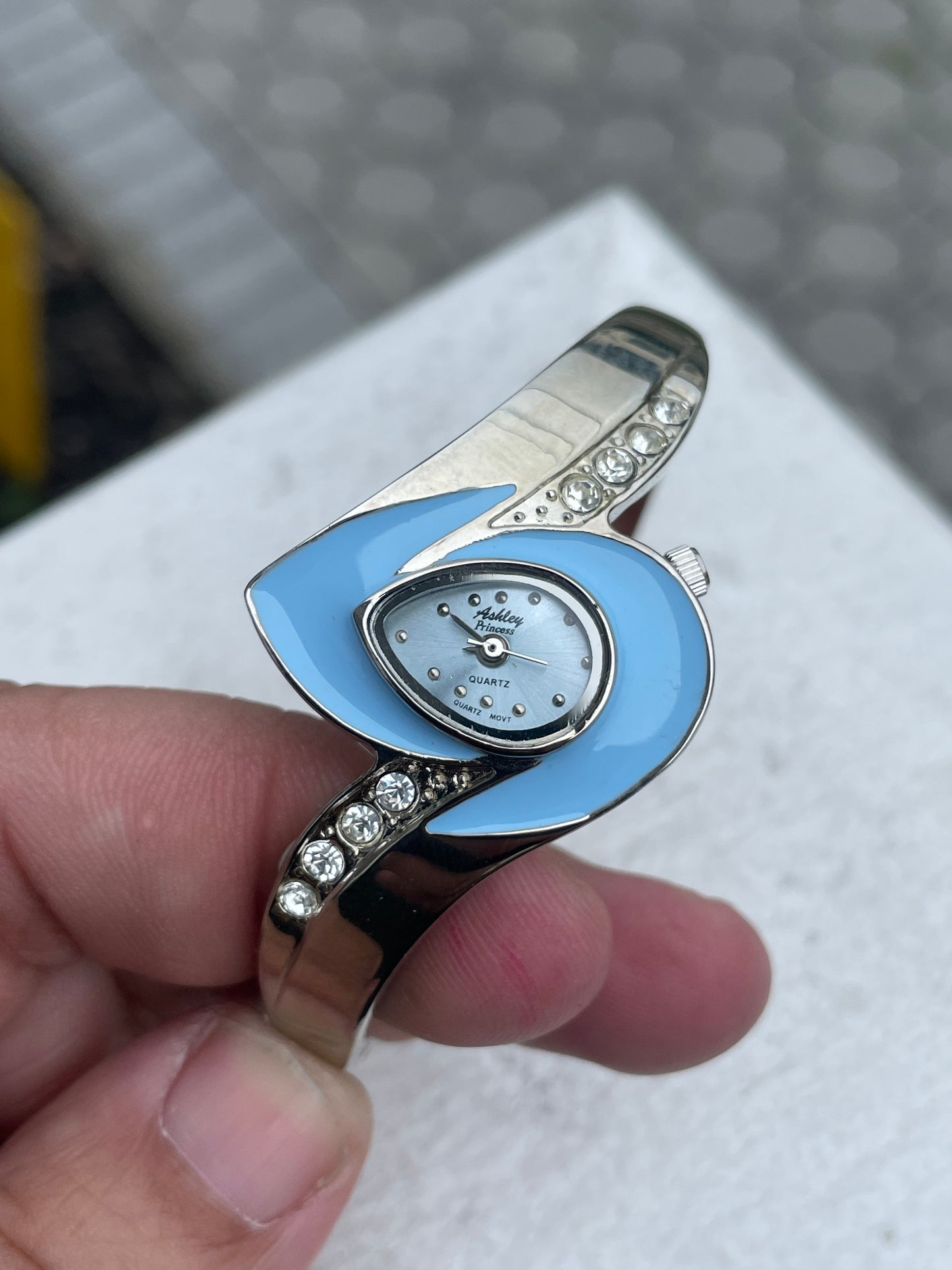Ashley Princess Watch Model 3480RT Stainless Steel 7”