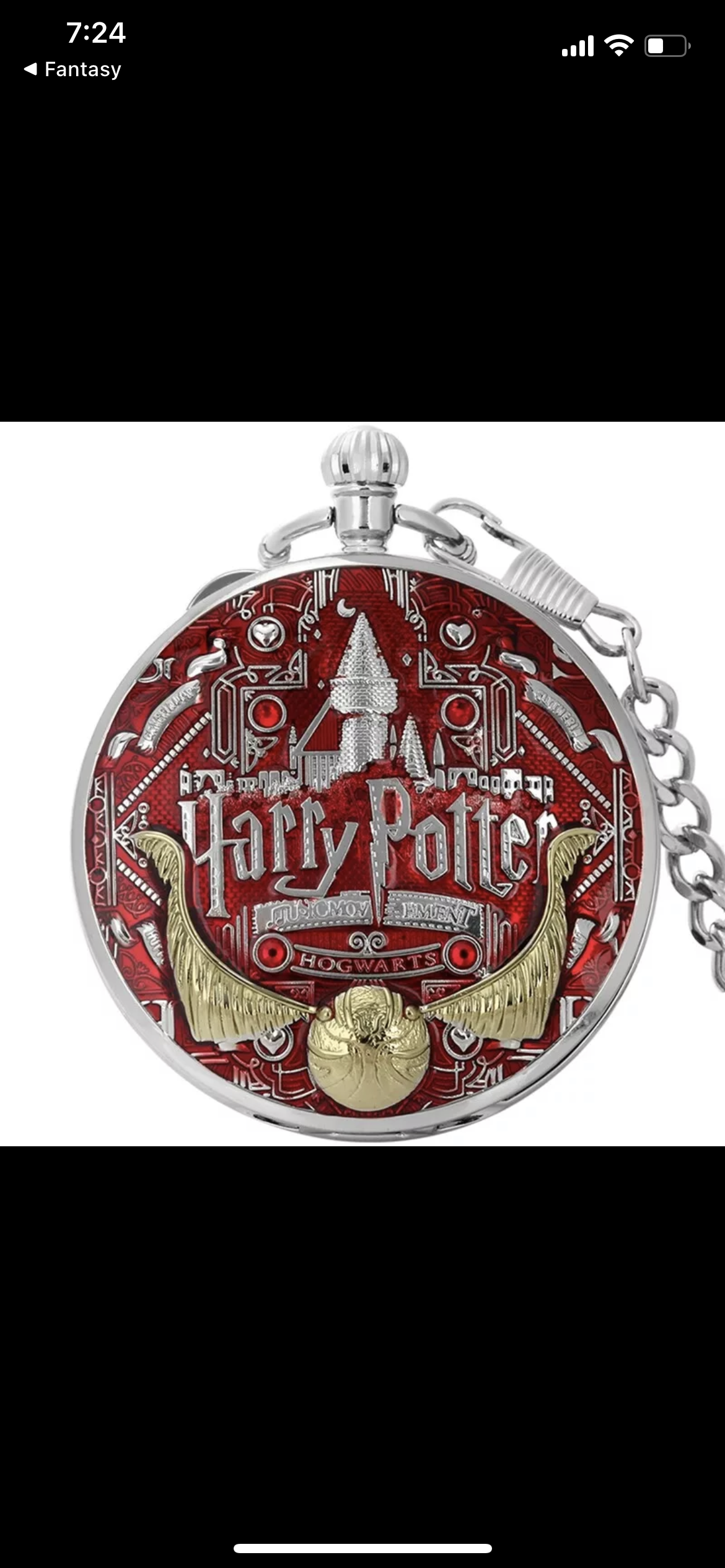 Harry Potter musical pocket watch