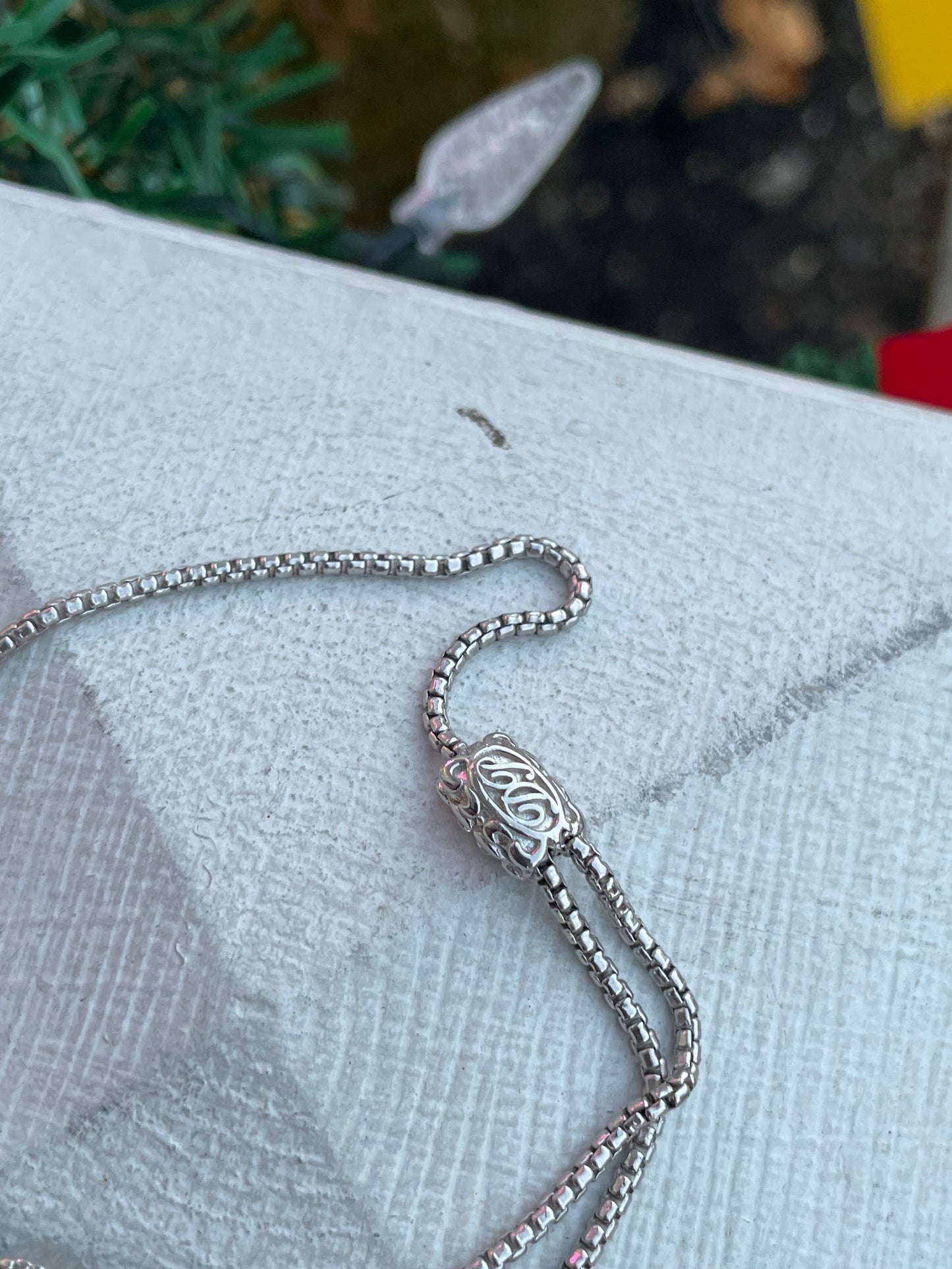 Designer Doug Paulson DP 925 Sterling Silver Chrome Diopside Cable Bracelet