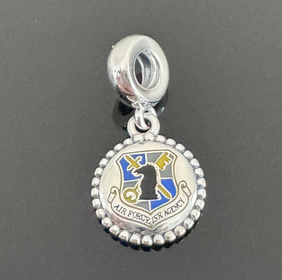 Pandora Military United States Air Force Dangle Moments Charm