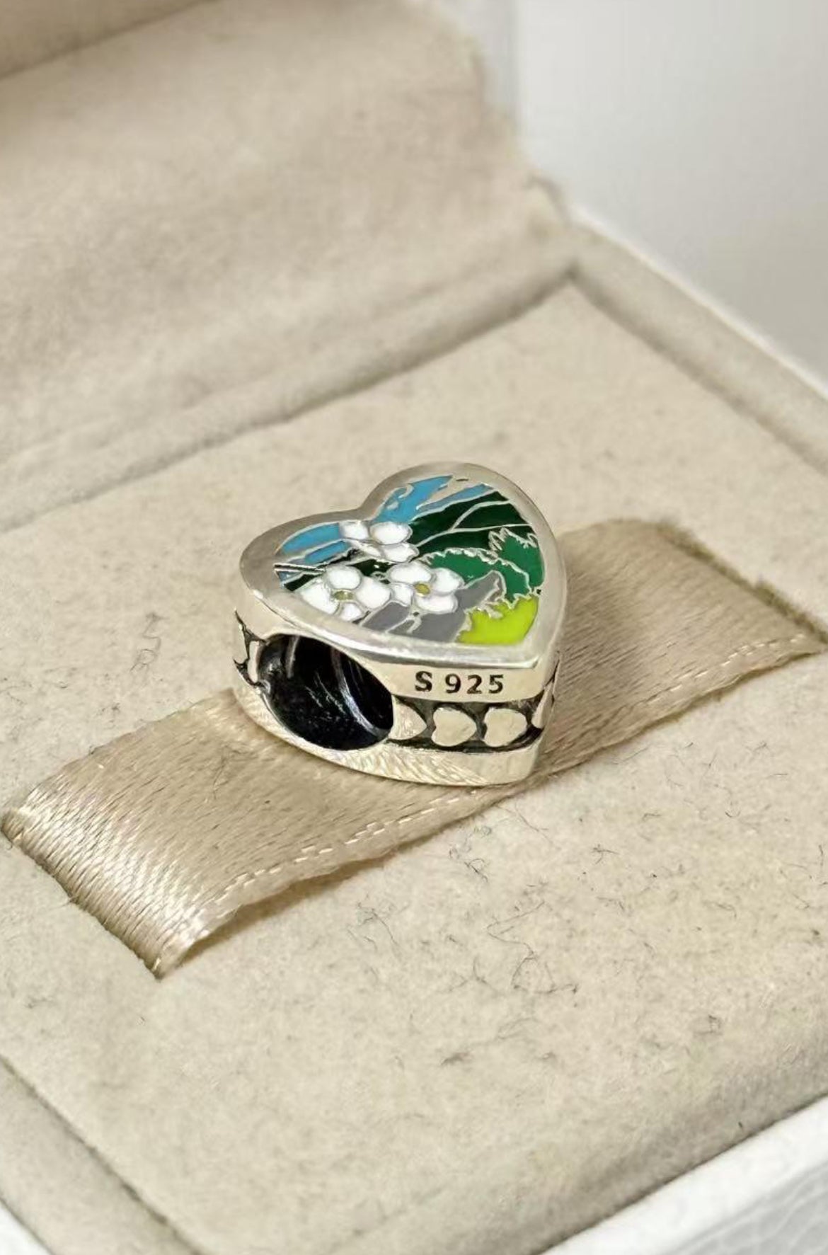 Pandora State of Virginia Online Exclusive Scenic Virginia Lovers Charm