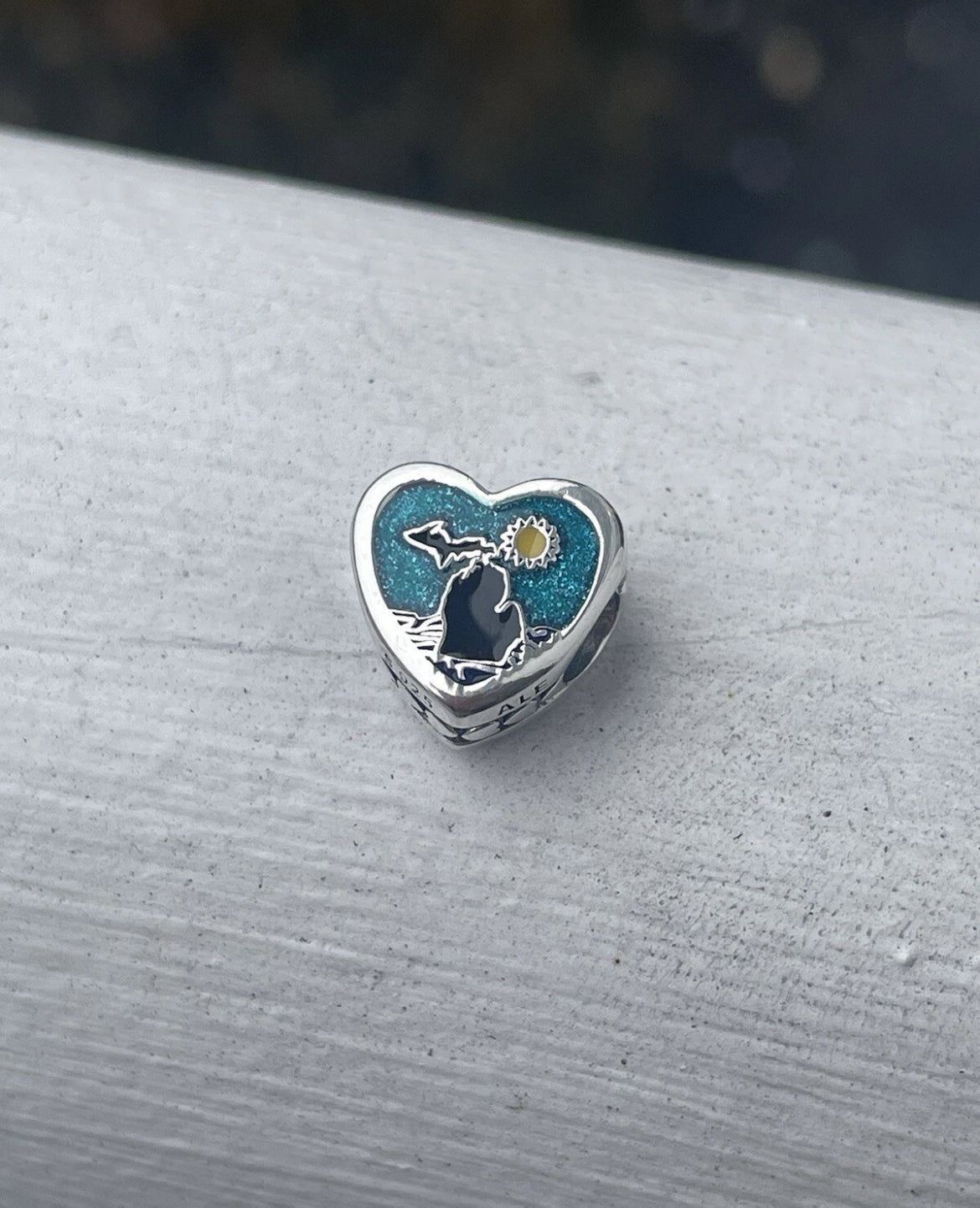 Pandora Michigan State Exclusive Travel Destination Heart Charm