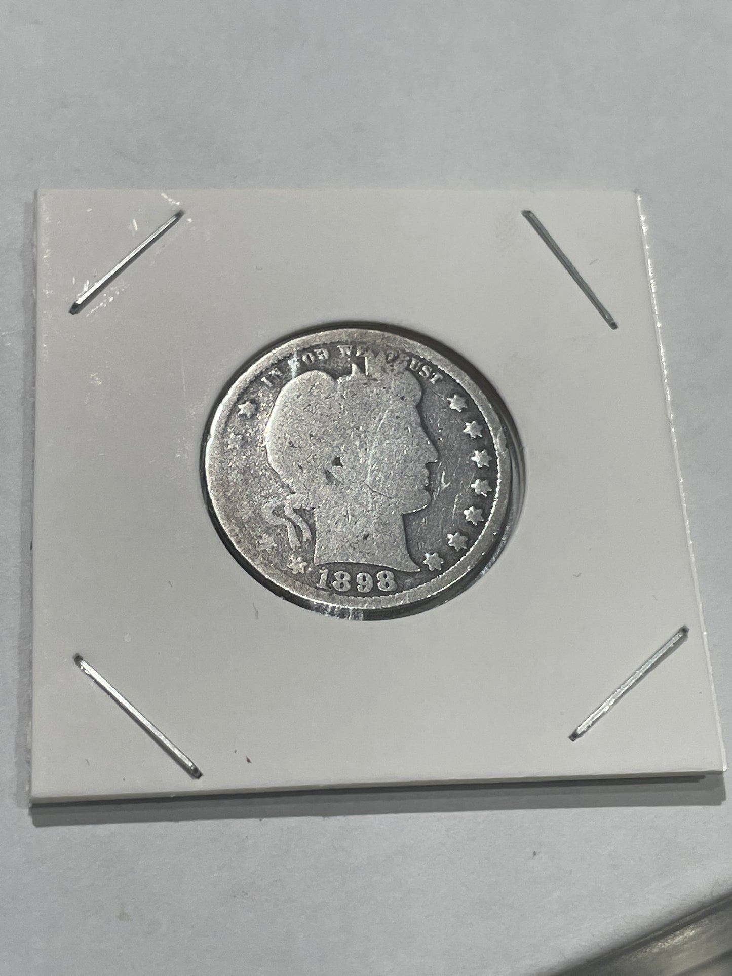 1898 U.S. Barber Quarter Fair Condition