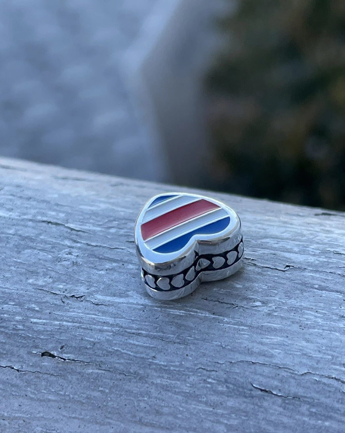 Pandora Costa Rica Country Heart Flag Exclusive Travel Charm
