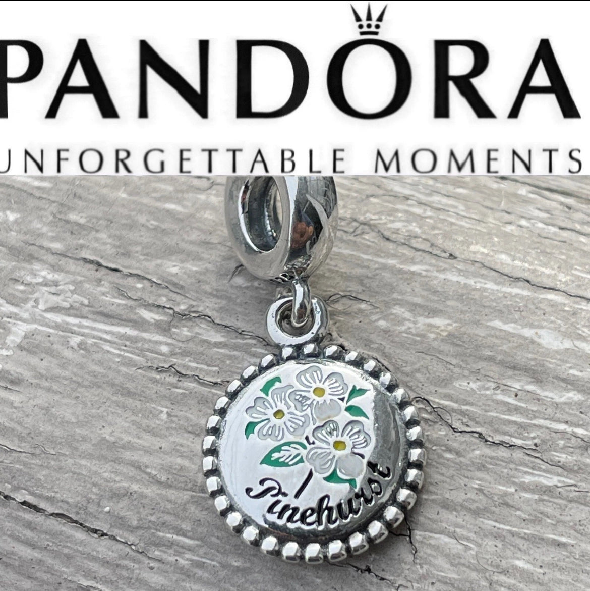 Pandora Pinehurst North Carolina Exclusive Vacation Destination Travel Dangle Charm