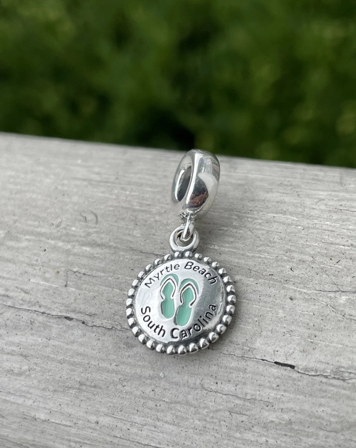 Pandora Myrtle Beach South Carolina State Exclusive Destination Travel Dangle Charm