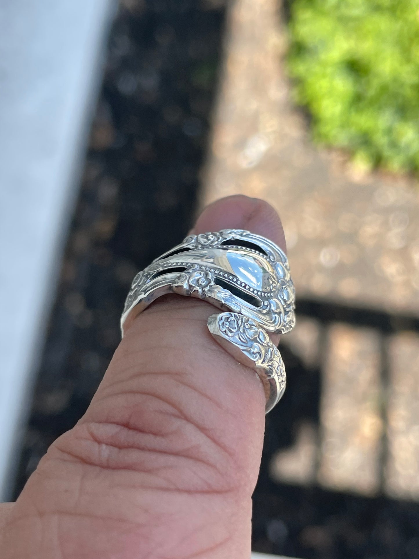 925 Sterling Silver Lunt Eloquence Spoon Ring Size 7