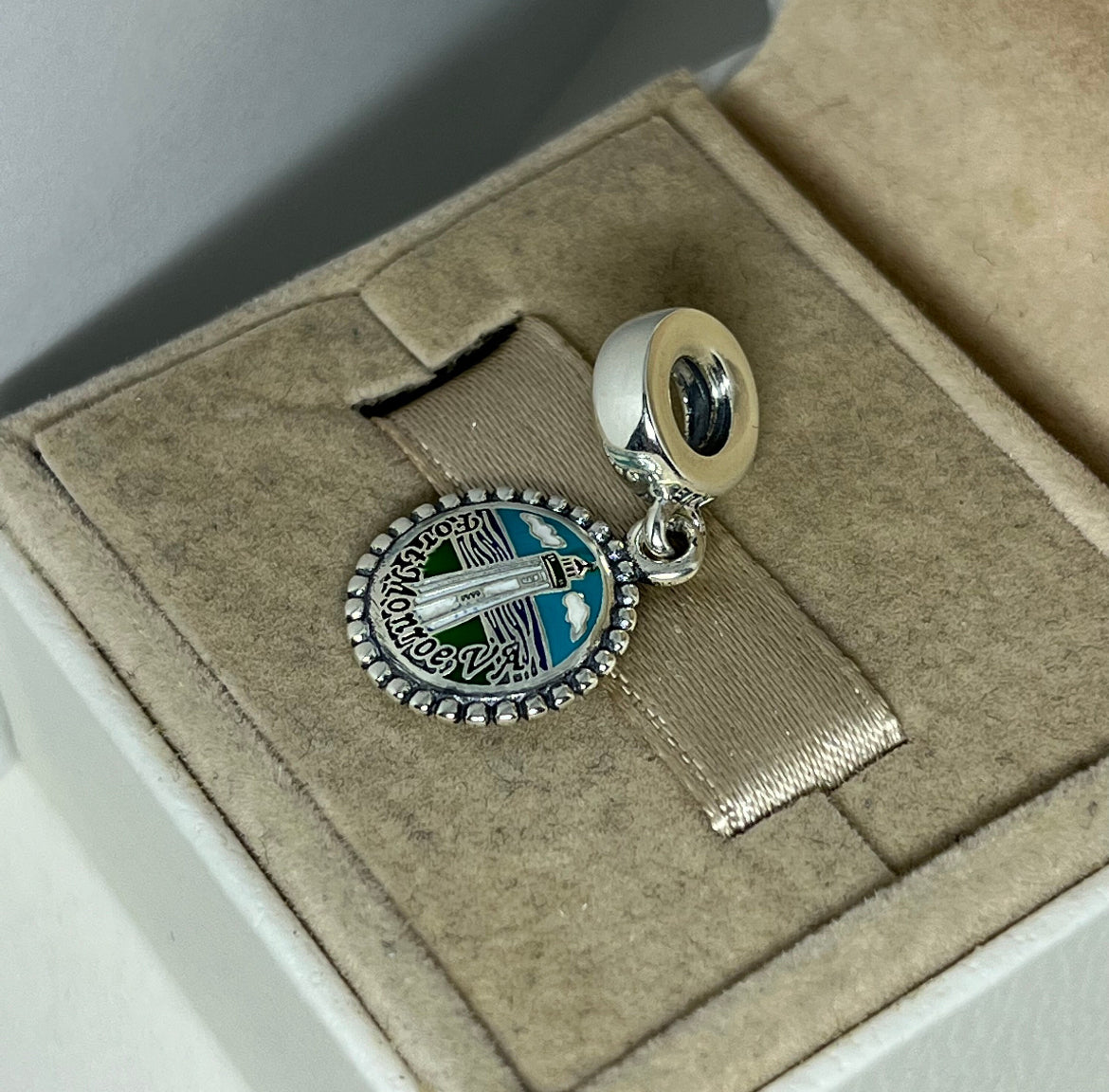 Pandora Fort Monroe Virginia State Exclusive Dangle Vacation Charm