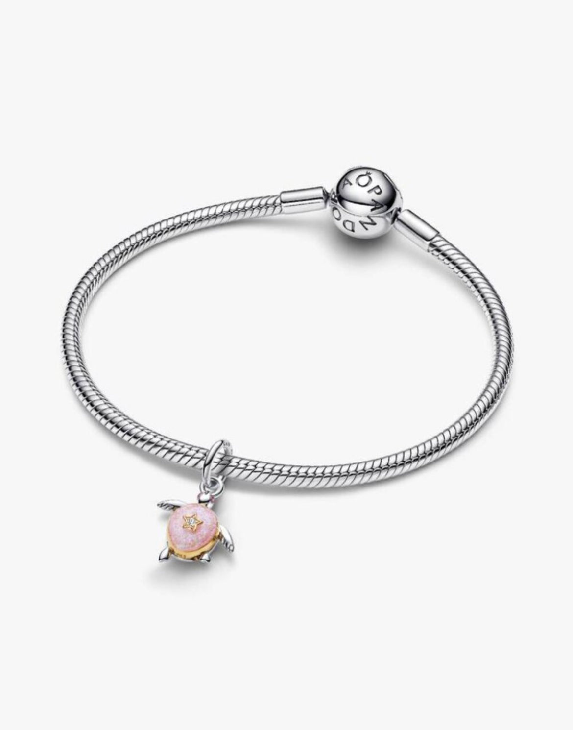 Pandora Lab Diamond Pink Sea Turtle Charm 764432C01