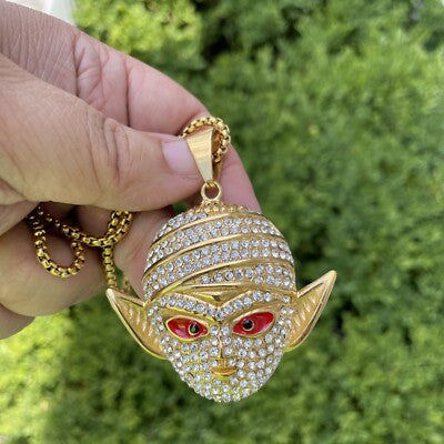 Dragon Ball Z Gold Plated Stainless Steel Piccolo Character Necklace