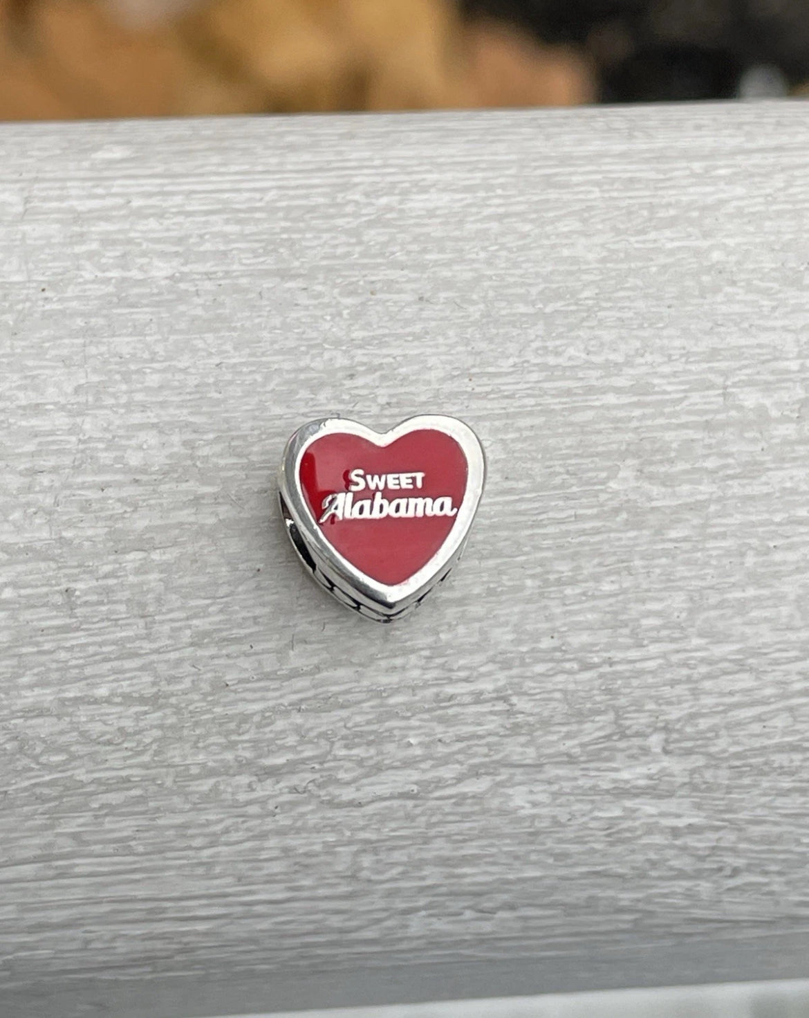 Pandora Sweet Alabama State Online Exclusive Scenic Heart Charm
