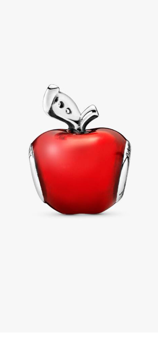 Disney x Pandora Snow White Metallic Red Enamel Apple Charm 791572EN73