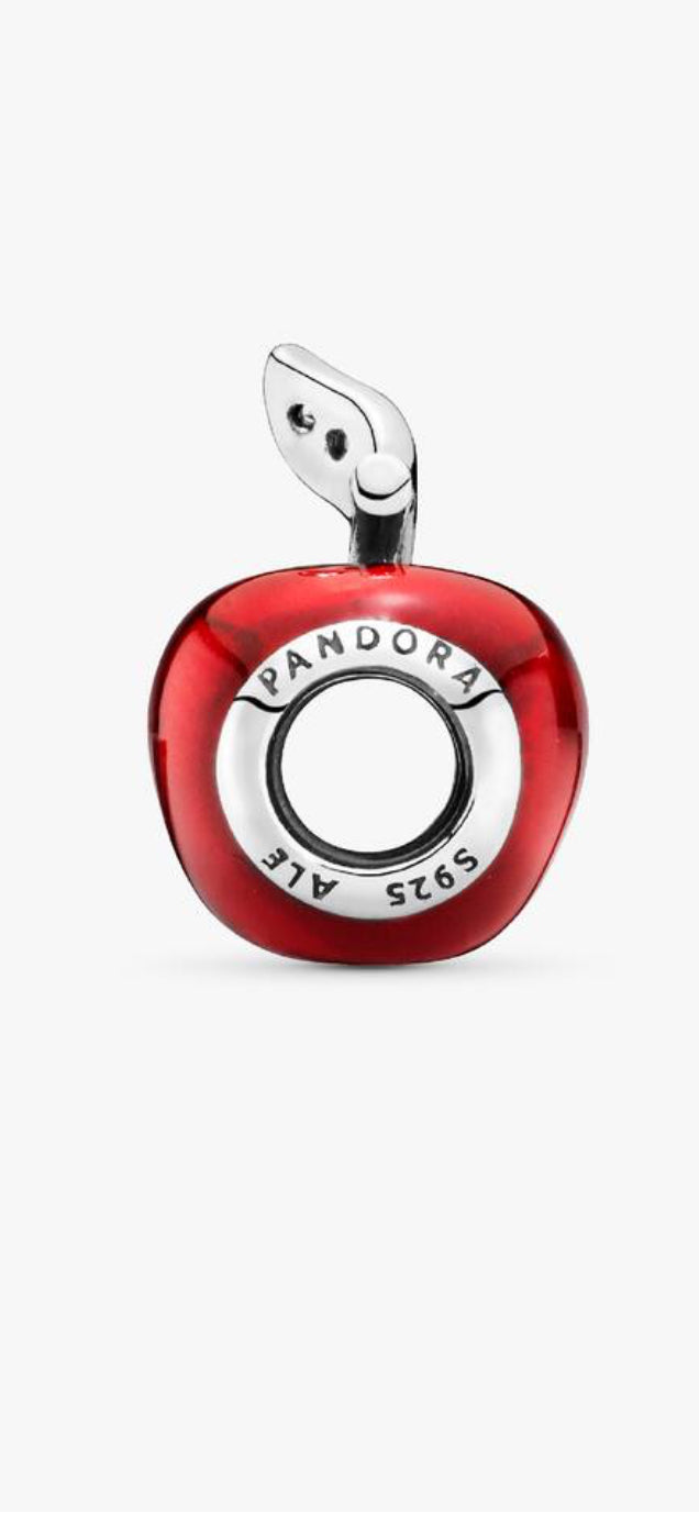 Disney x Pandora Snow White Metallic Red Enamel Apple Charm 791572EN73