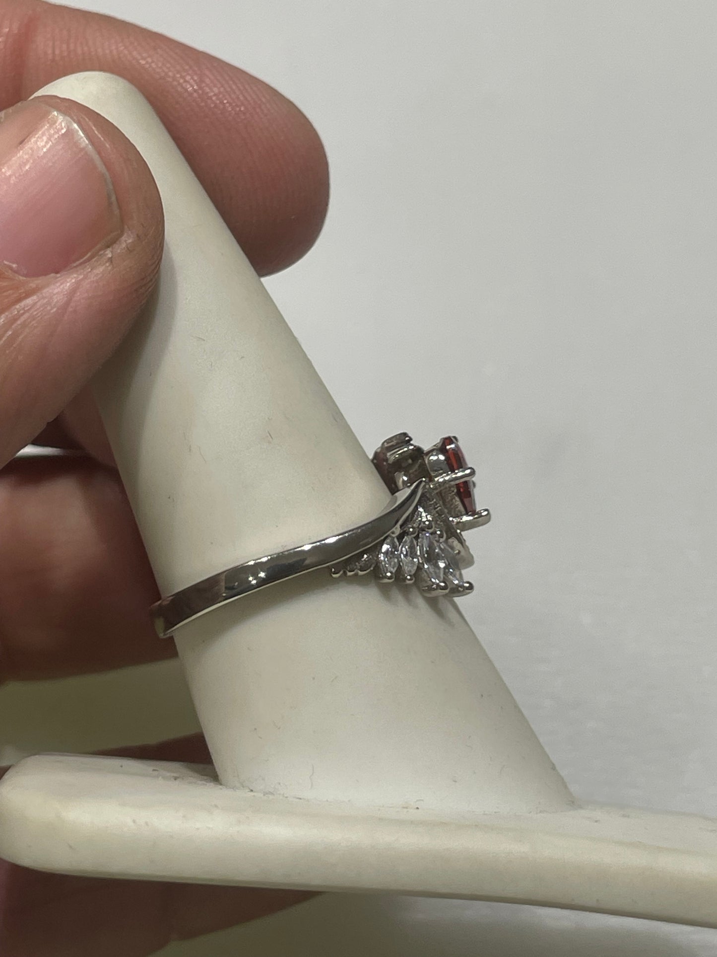 925 Sterling Silver Devilish Angel Ring Size 9