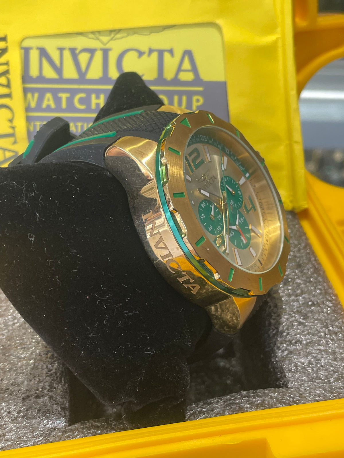 Invicta S1 Rally Model 21428 Chronograph Watch - New with Cert Papers & Case