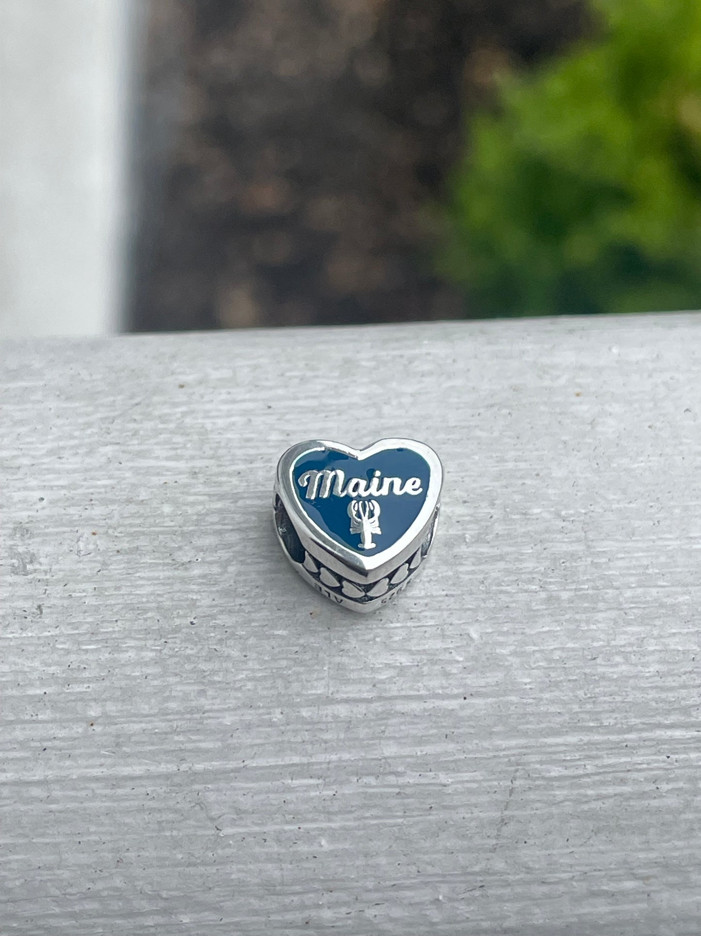 Pandora Maine Exclusive Scenic Travel Heart Charm