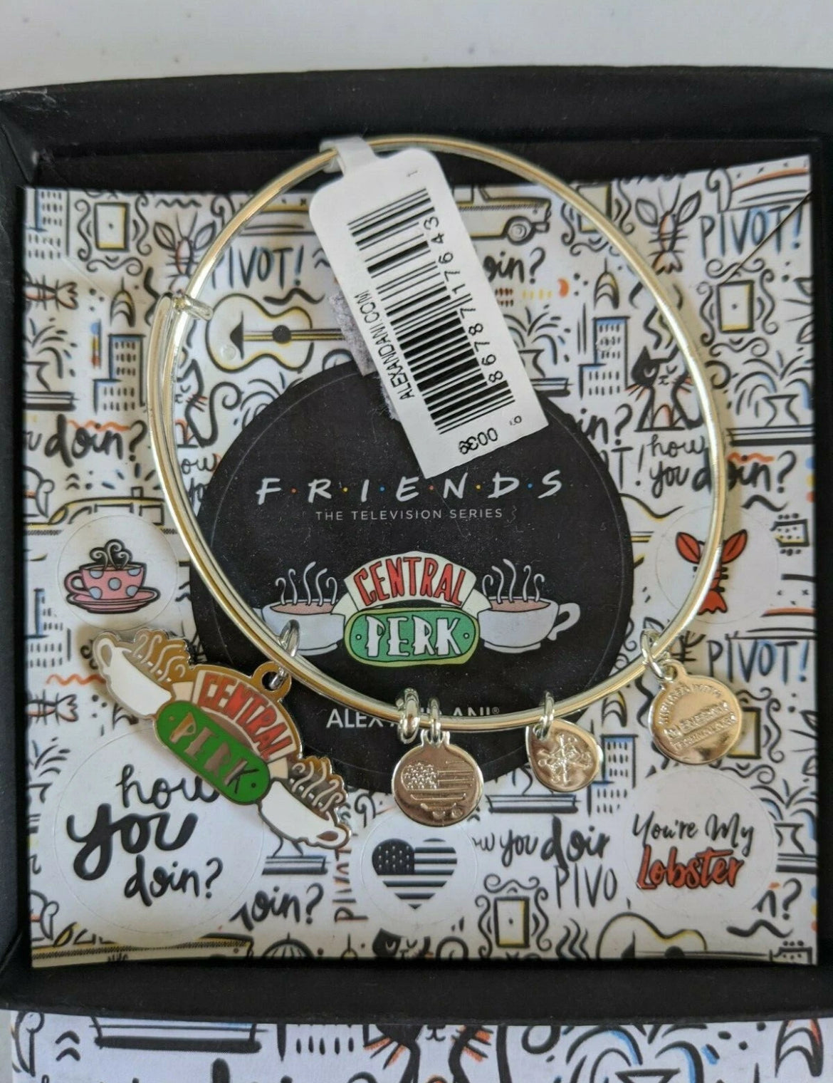 Alex and Ani Friends TV Show Central Perk Logo Bracelet