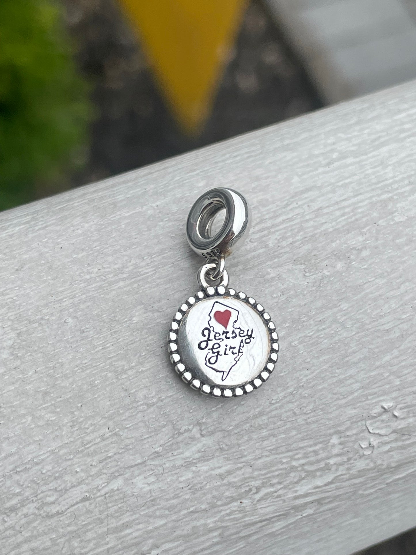Pandora Jersey Girl New Jersey State Exclusive Dangle Moments Travel Charm