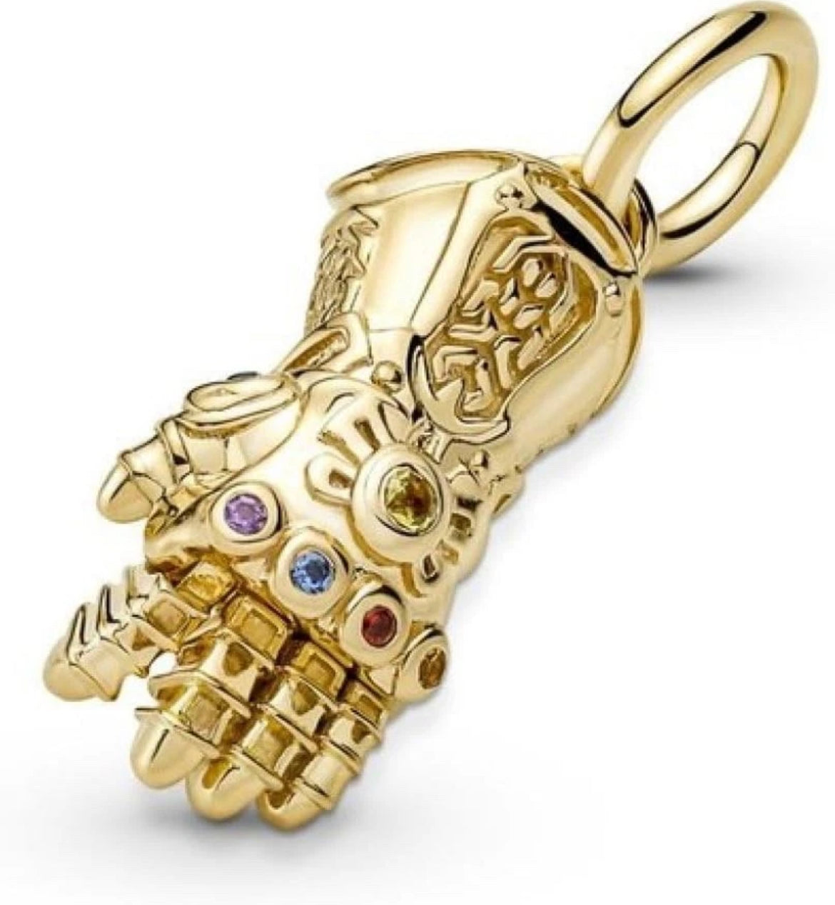 Pandora x Marvel Thanos Avengers Infinity Gauntlet Shine Gold Pendant Charm