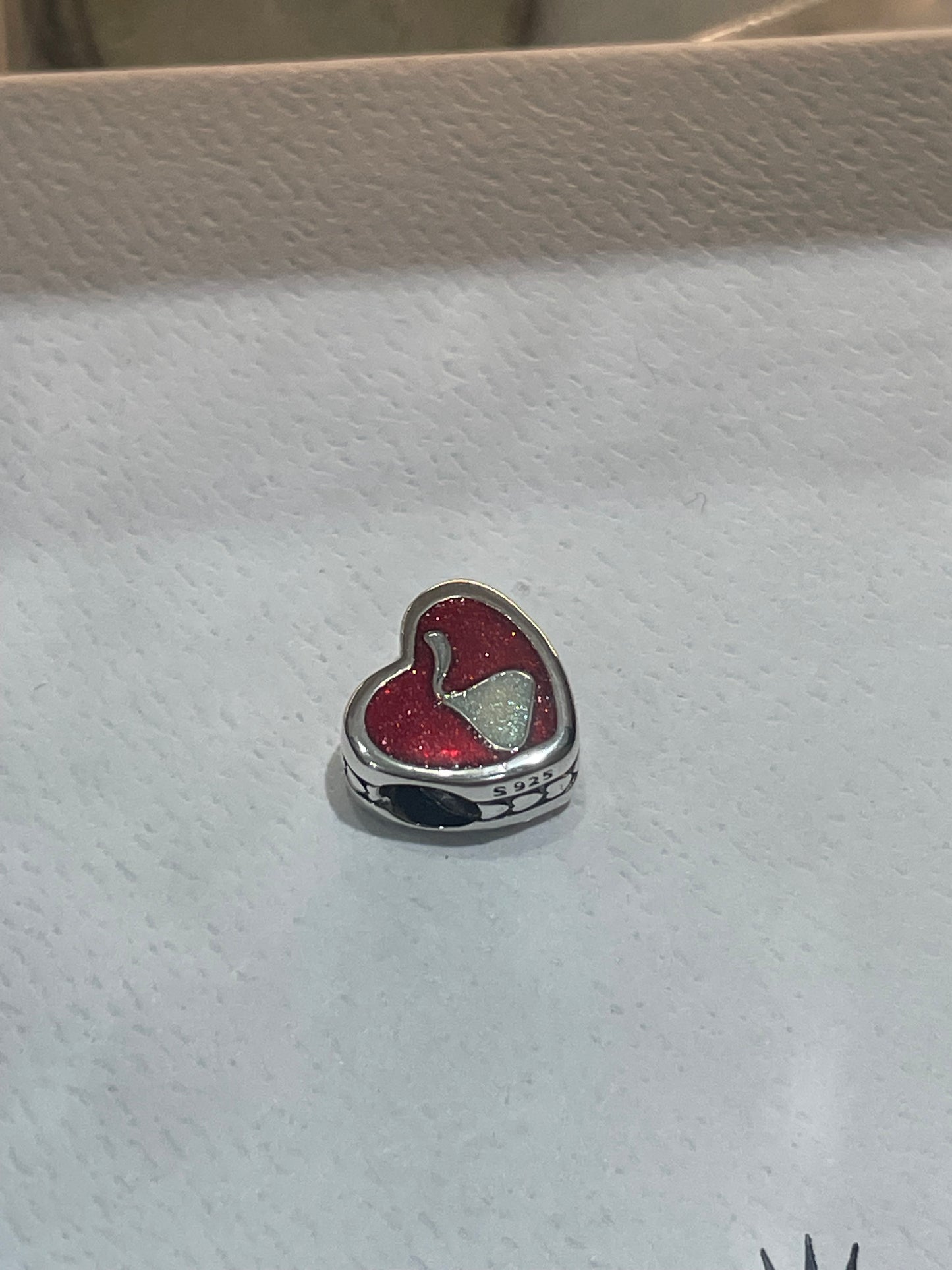 Pandora Hershey Pennsylvania Exclusive Hershey Kiss Logo Heart Charm