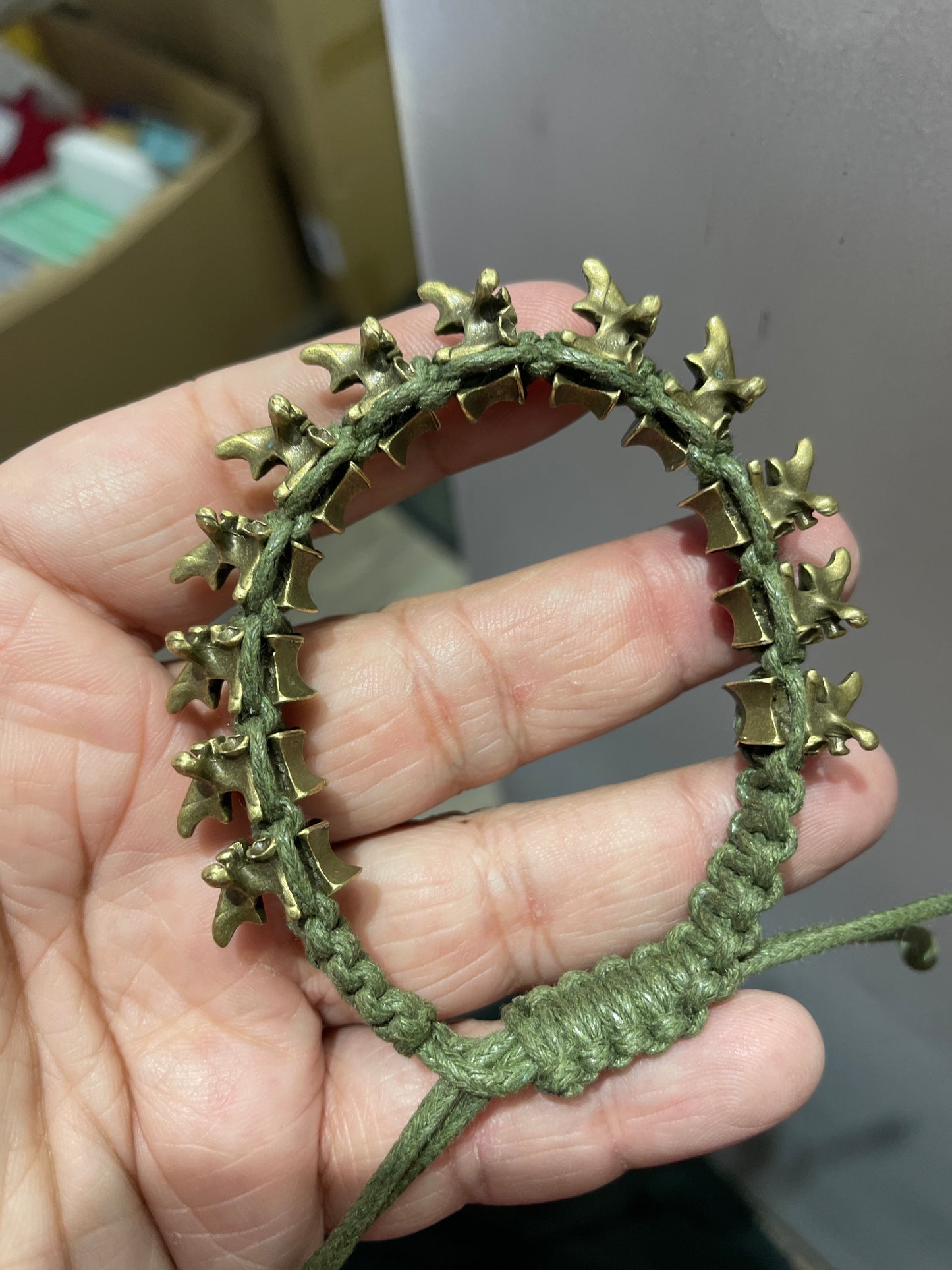 Adjustable Stainless Steel Dragon Spine Bracelet