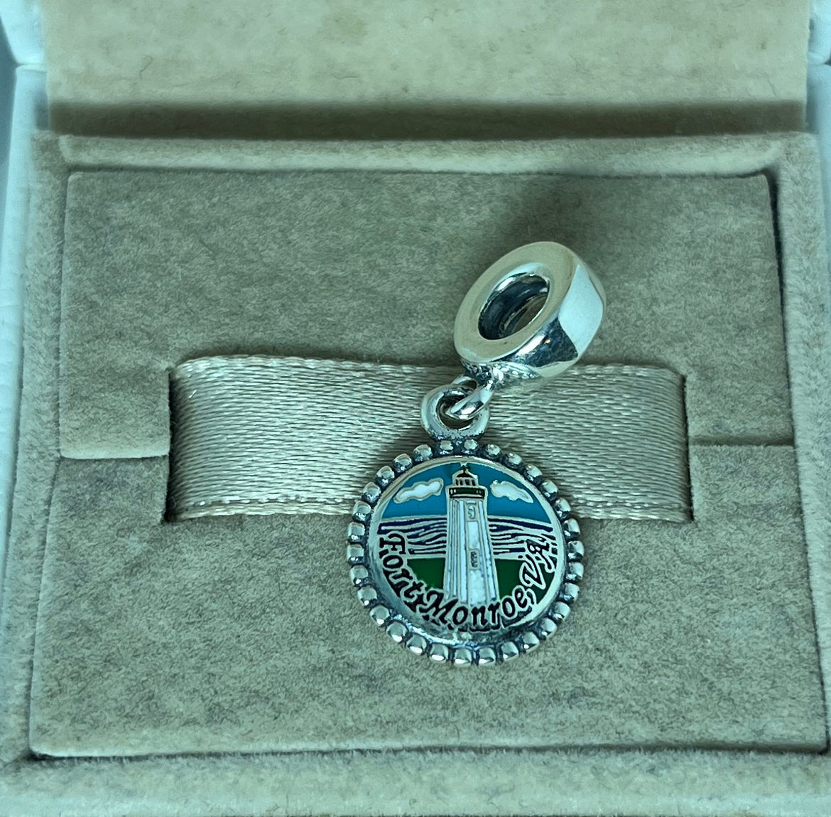 Pandora Fort Monroe Virginia State Exclusive Dangle Vacation Charm