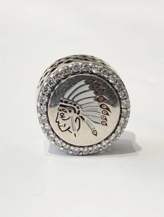 Pandora Santa Fe New Mexico State Exclusive Round Signet Charm