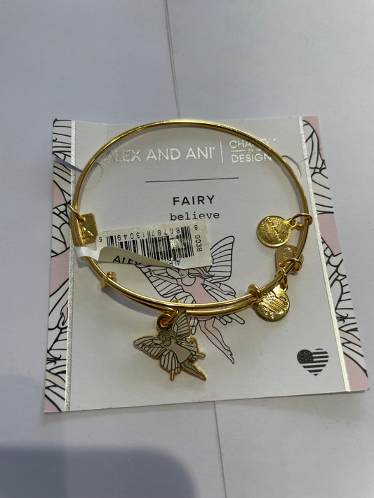 Alex and Ani Fairy Gold Color Bracelet