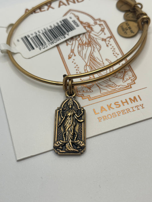 Alex and Ani Gold Color Lakshmi Bracelet New with Tags