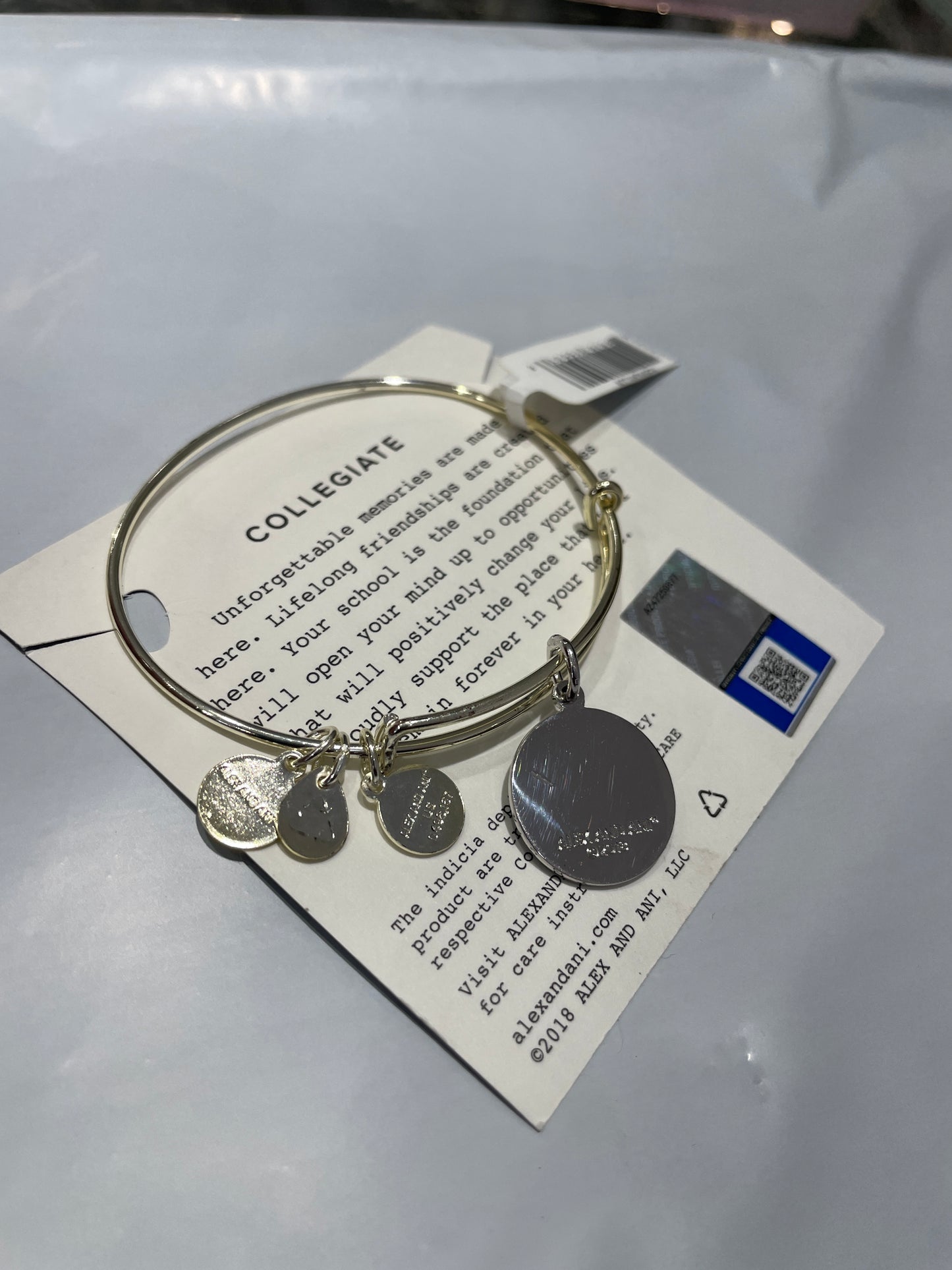 NWT Alex and Ani JMU James Madison University Bracelet