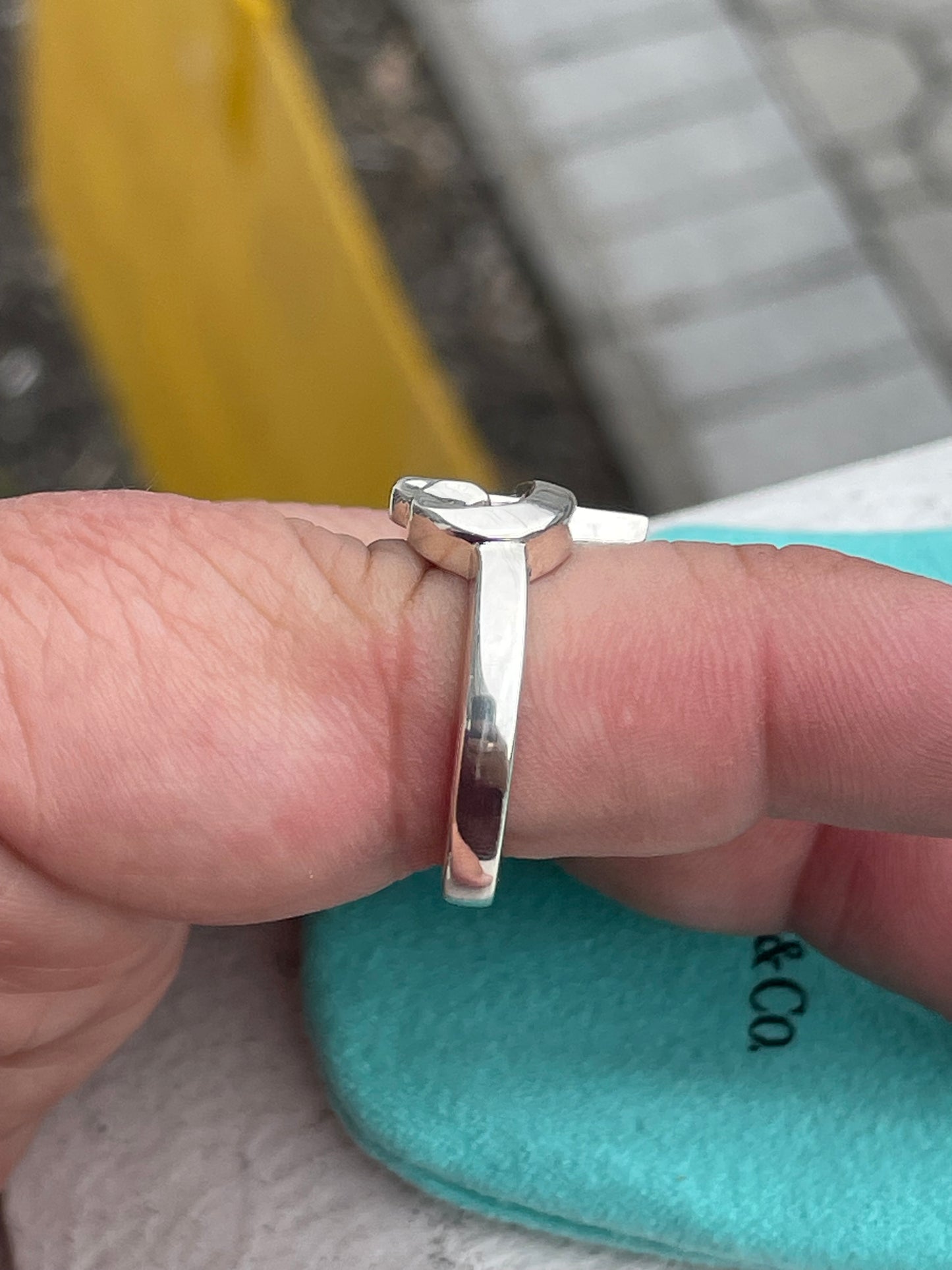 Tiffany&Co Paloma Picasso Loving Heart Ring Size 8.5
