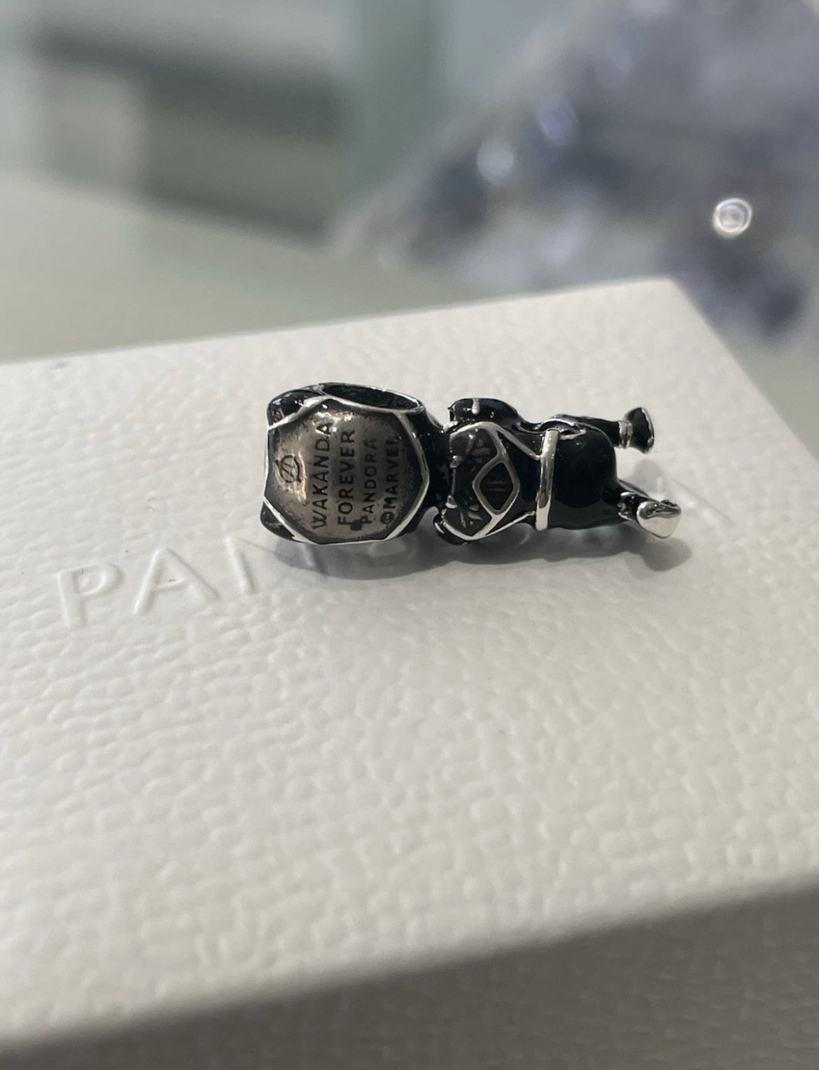 Retired Pandora Marvel Black Panther Charm
