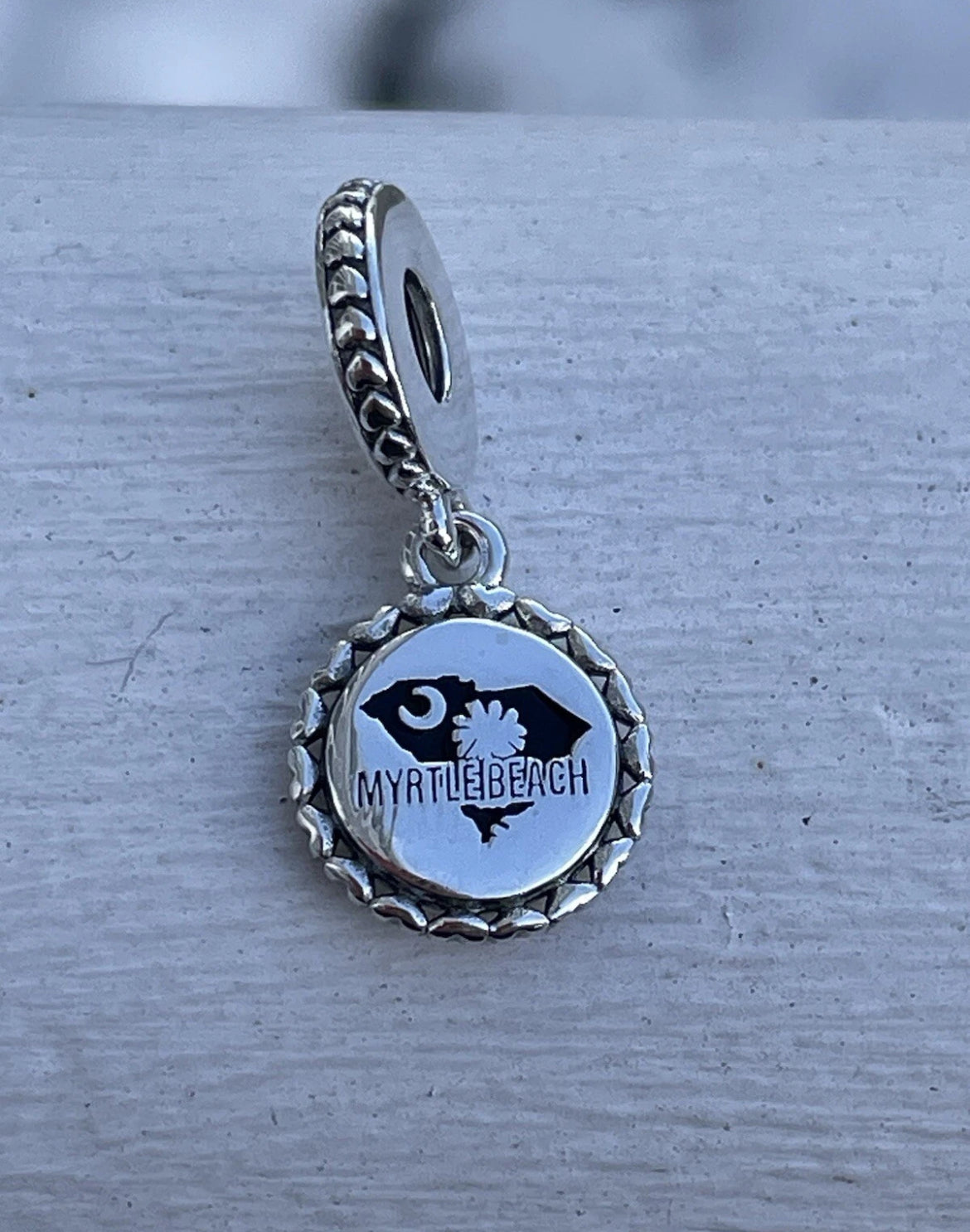 Pandora Myrtle Beach South Carolina State Exclusive Destination Travel Dangle Charm